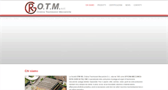 Desktop Screenshot of otmsrl.it